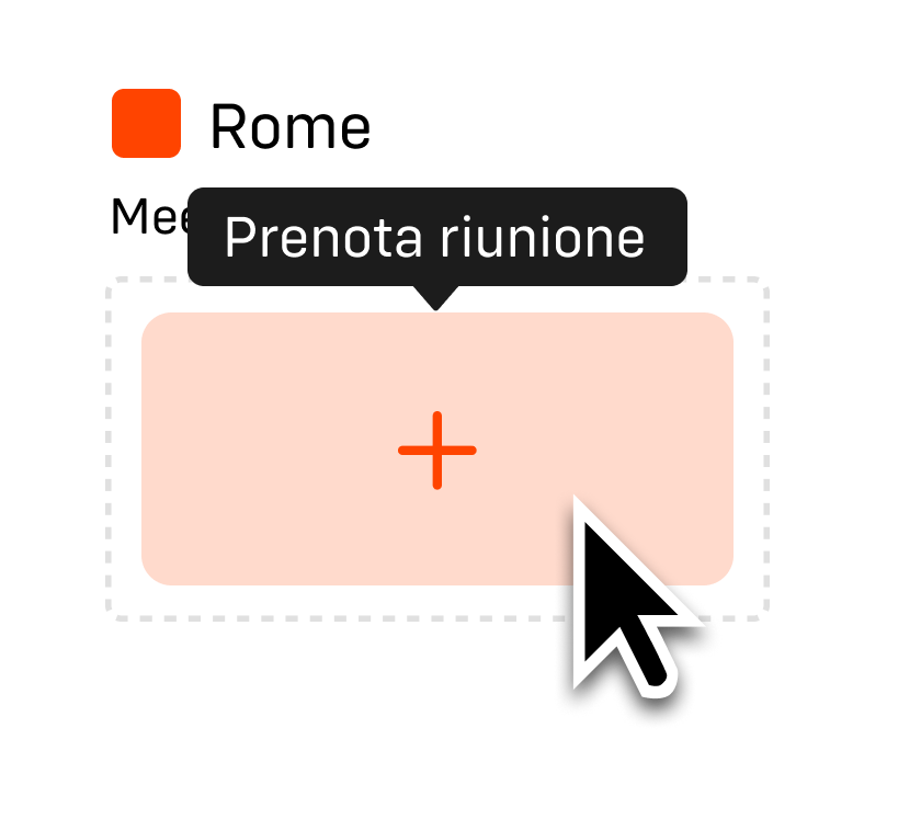 Prenotazione rapida e semplice delle sale riunioni